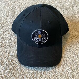 NWT Roots Black Baseball Cap